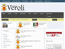 Tablet Screenshot of comune.veroli.fr.it